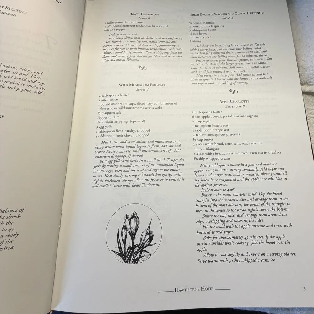 Menus for Special Occasions from Historic Hotels of America by National Trust...